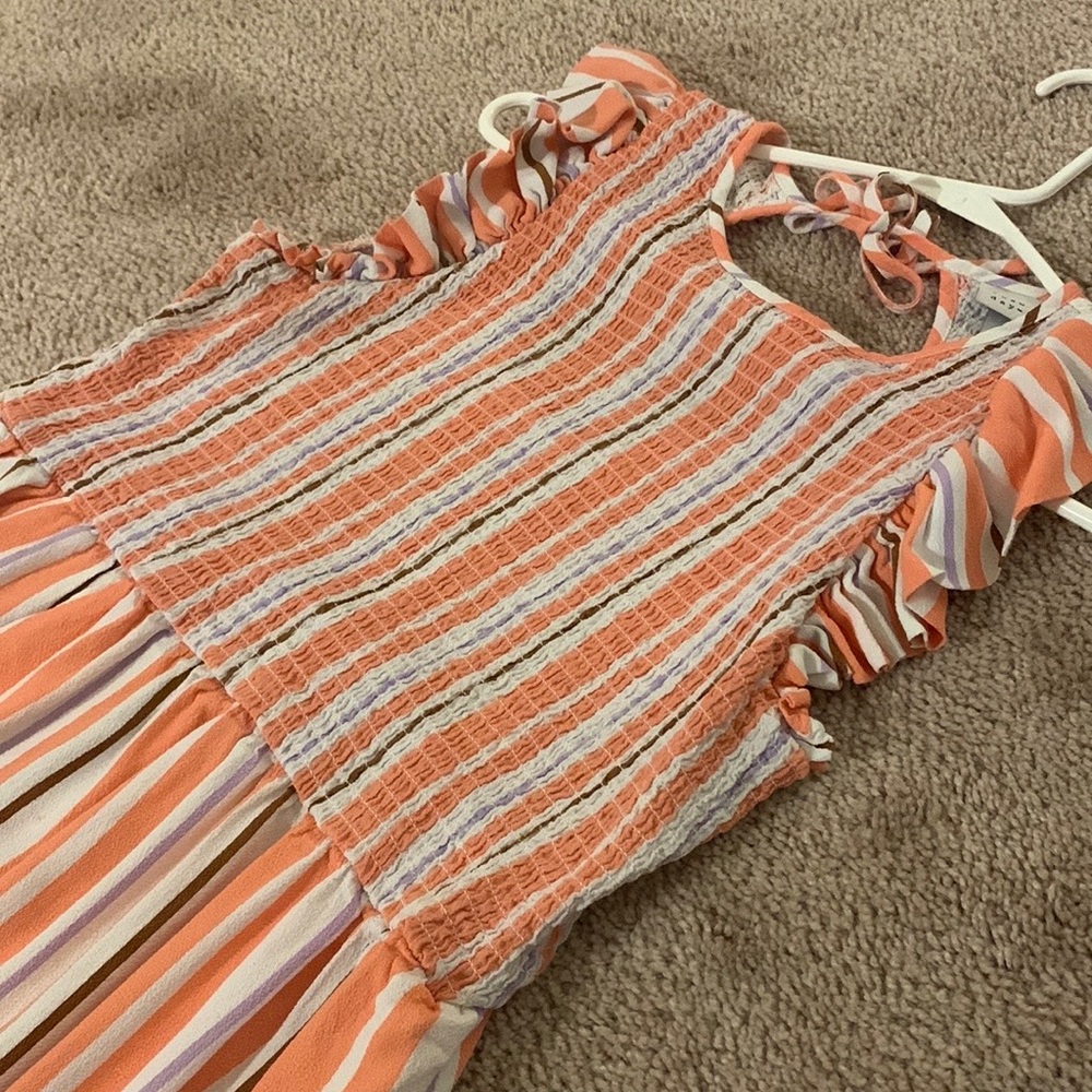A New Day Smocked Dress with Tie Back